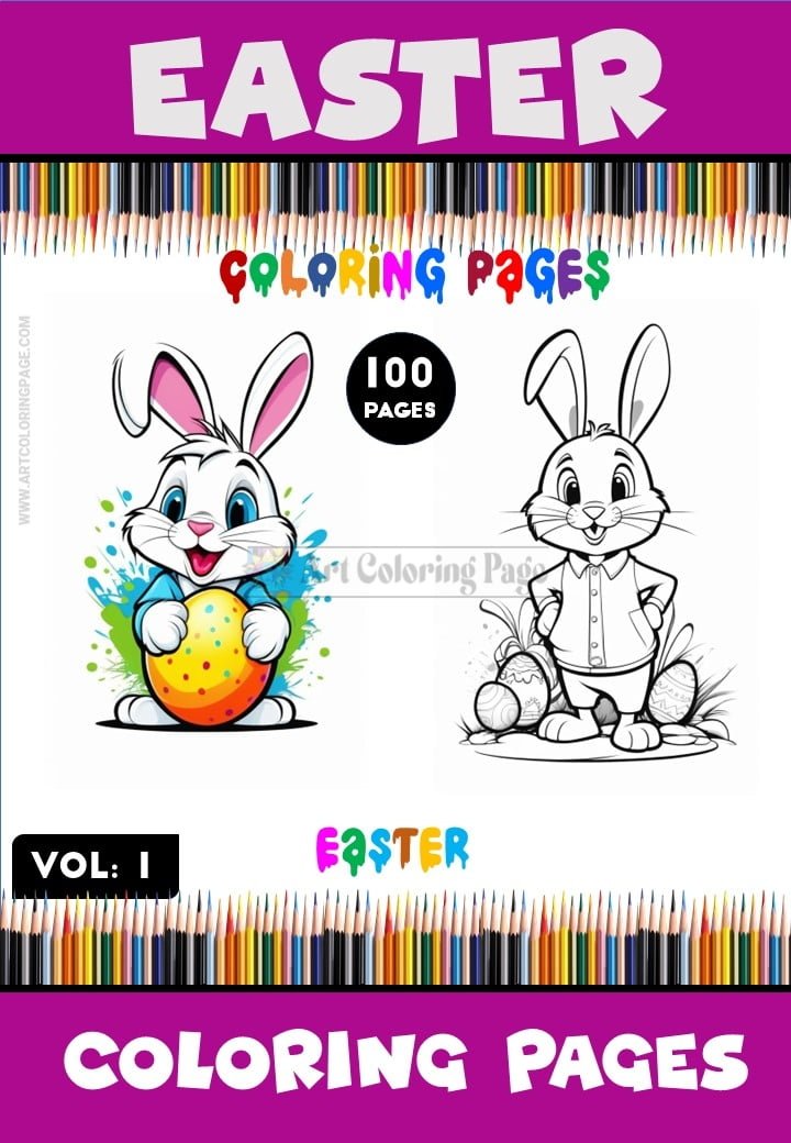 Unleash Creativity With Easter Bunny Coloring Vol