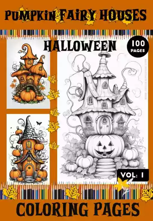 Elevate Your Creativity with Pumpkin Coloring VOL 1