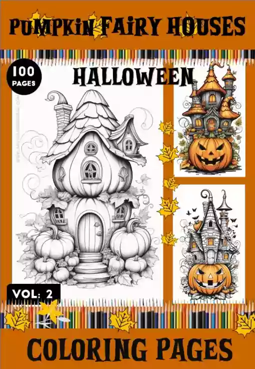 Explore Your Creativity with Coloring Pages of Pumpkins VOL 2