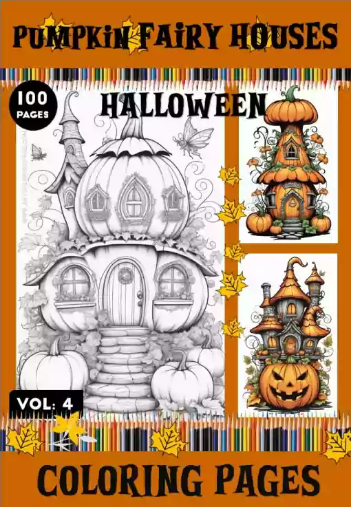 Discover Endless Inspiration with Pumpkin Coloring Page VOL 4