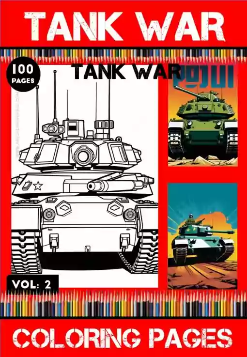 Explore Tank Coloring Illustrations Vol 2