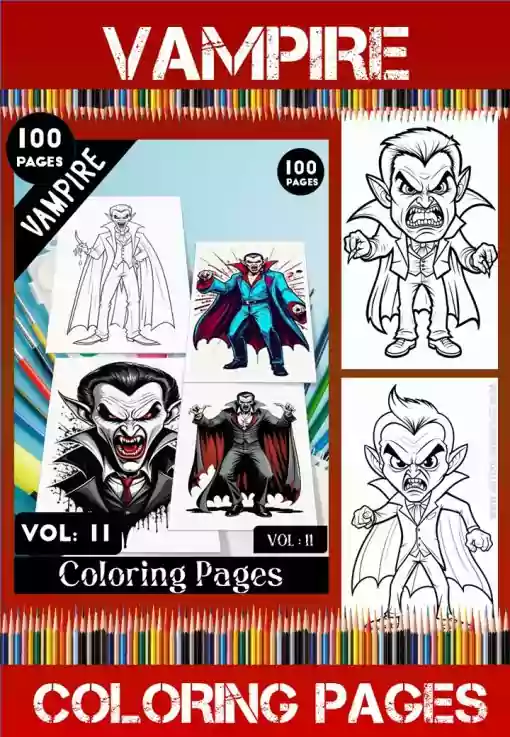 Vampire Coloring Pages Artcoloringpage.com Vol - 11