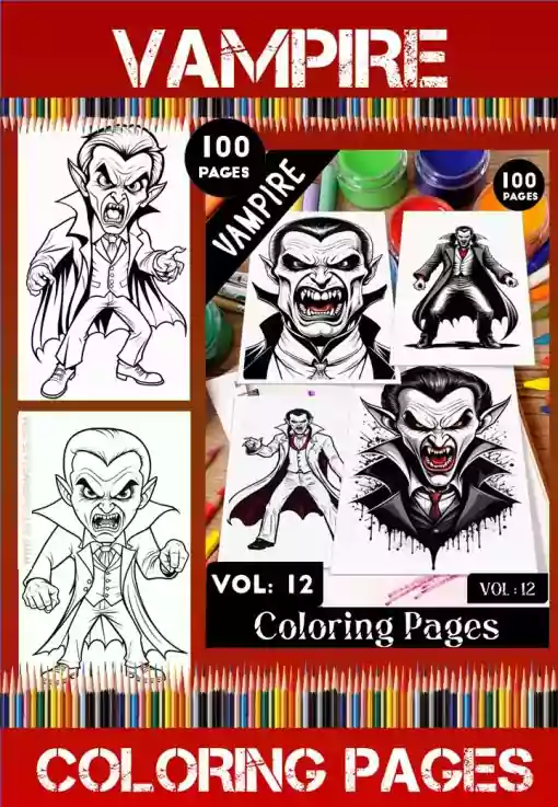 Vampire Coloring Pages Artcoloringpage.com Vol - 12