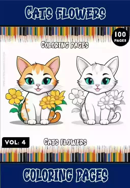 Blossom in Feline Beauty with Cats & Flowers Pictures Vol. 4!