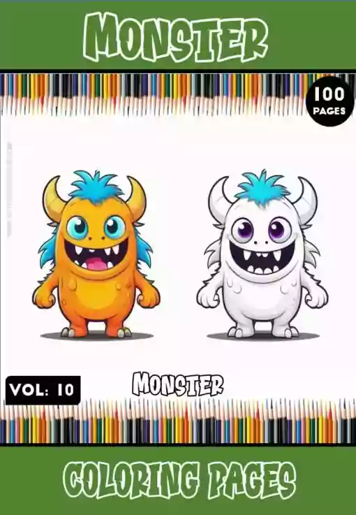 Ignite Your Creativity with Monster Coloring Ideas Vol. 10!