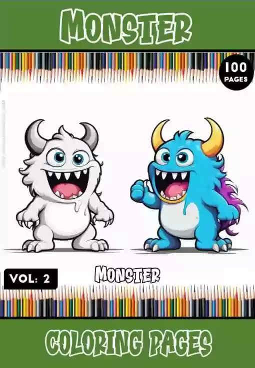 Dive into the Whimsical World of Monsters Coloring Pages Vol. 2!