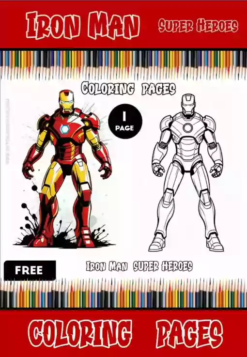 Unleash Your Inner Hero: Free Iron Man Coloring Pages Instant PDF Download