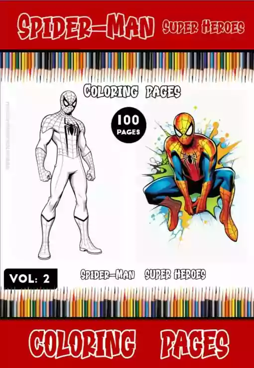 Swing into Action with SpiderMan Coloring Page Vol 2!