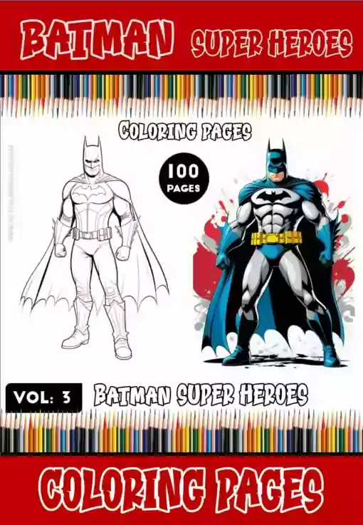 Unleash Your Inner Hero with Batman Coloring Sheets Vol. 3!