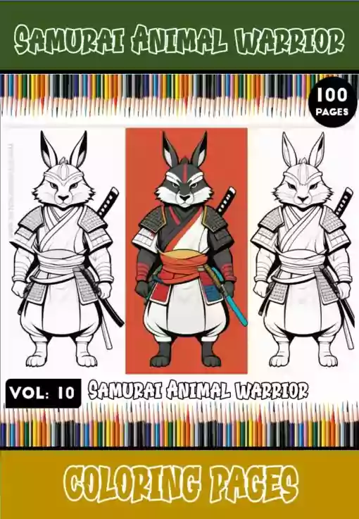 Immerse Yourself in the Essence of the Samurai with Coloring PDF Vol. 10!