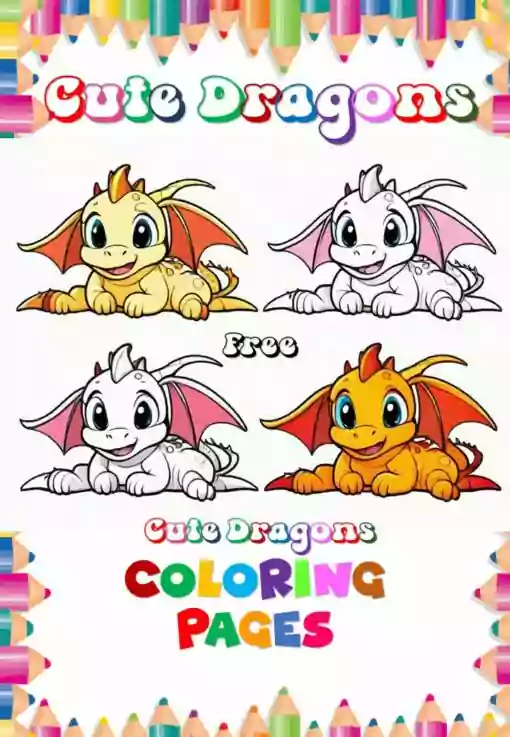 Embrace a World of Magic: Free Coloring Dragon