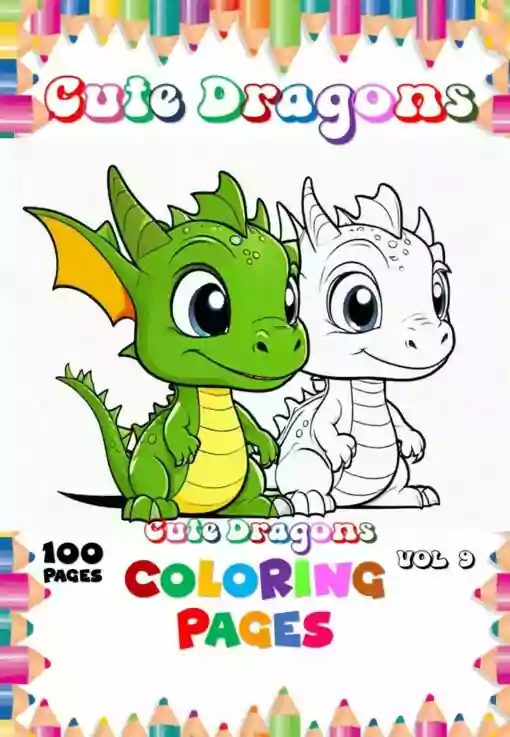 Unleash Your Inner Artist with Dragons Coloring Pages Vol 9