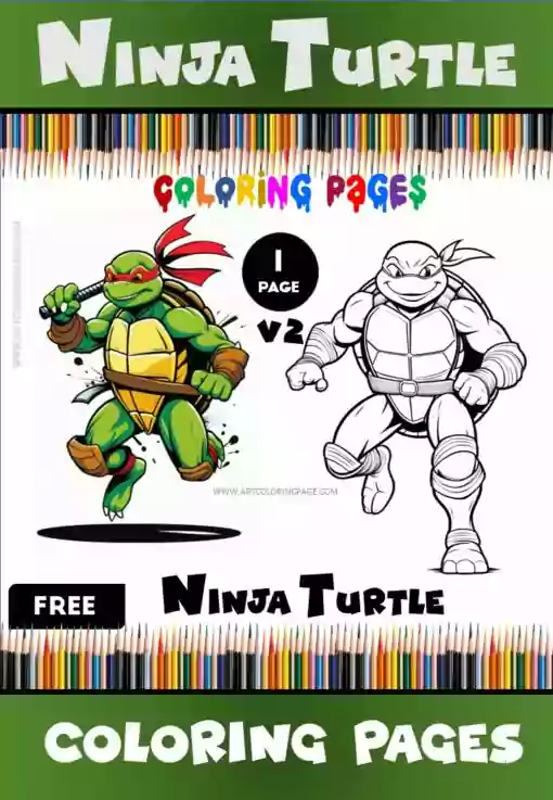 Discover the Magic of Color with Free Ninja Turtles Coloring Sheets
