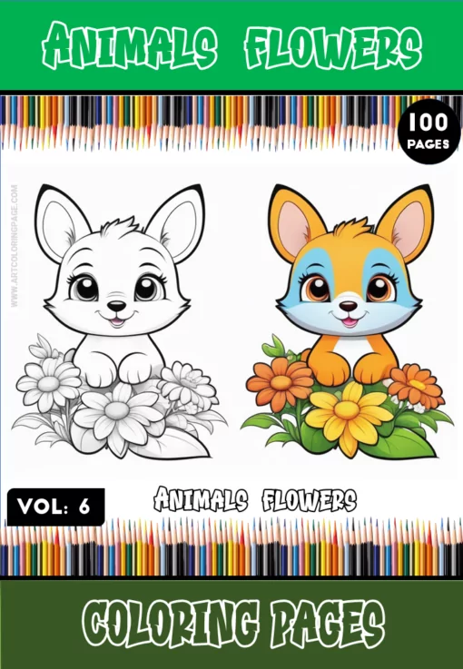 Animal Coloring Sheets Vol:6 - A Voyage into Artistic Discovery