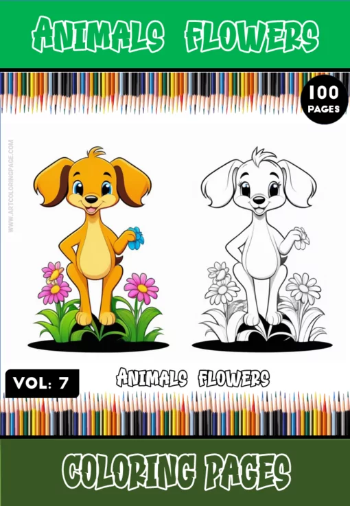 Creatures of Color: Animal Coloring PDF Vol:7 - A Palette of Possibilities