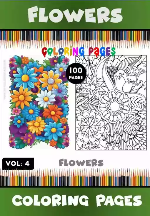 Explore Nature's Beauty with Floral Coloring Vol 4!
