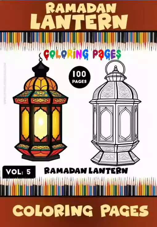 Discover Tranquility and Inspiration with Ramadan Colouring Book VOL 5