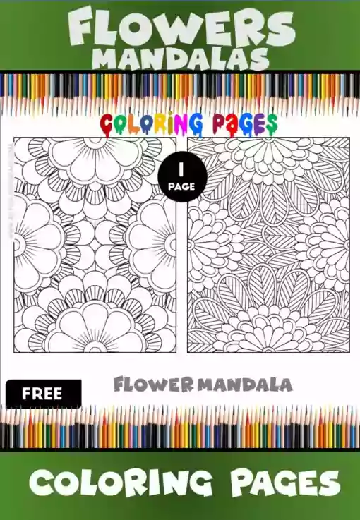 Unlock Creativity with a Free Mandala Floral Coloring Page