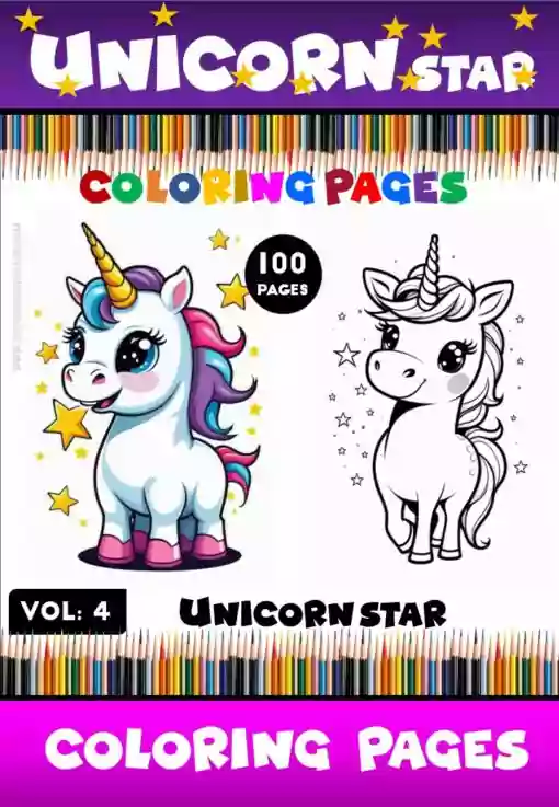 Embark on a Coloring Adventure with Coloring Page Unicorn Vol 4