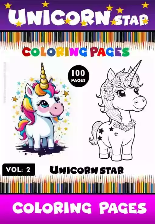 Unleash Your Imagination with Unicorn Coloring Sheets Vol 2!
