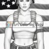 Soldiers Coloring Book for Adults Vol 9 | 200 Pages Printable Army Coloring image3