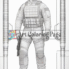 Soldiers Coloring Book for Adults Vol 9 | 200 Pages Printable Army Coloring image2