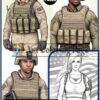 Pictures of Soldiers for Adults Vol 5: A Patriotic Coloring Adventure