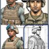 Soldiers Coloring Book for Adults Vol 9 | 200 Pages Printable Army Coloring