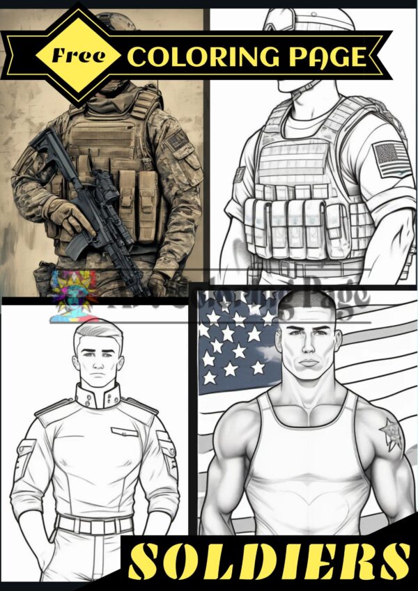 Soldier Inside Cave Coloring Page Free PDF Adventure for All Ages