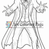 Vampire Coloring Pages - Vampire Coloring Sheet - Vampire Coloring Vol 4_img14