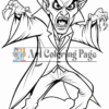 Vampire Coloring Pages - Vampire Coloring Sheet - Vampire Coloring Vol 6_img-12