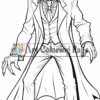 Vampire Coloring Pages - Vampire Coloring Sheet - Vampire Coloring Vol 6_img-11