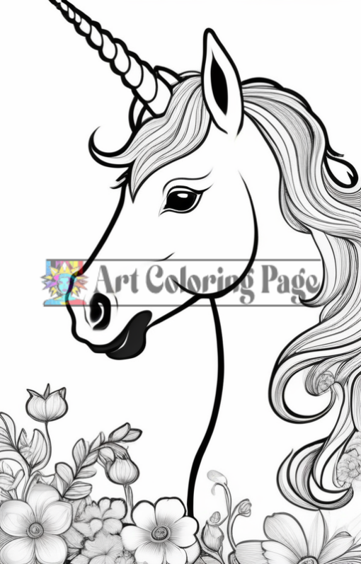 Unicorn Coloring Pages - Unicorn Coloring Sheet - Unicorn Coloring Vol 5 imag2