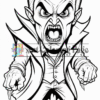 Vampire Coloring Pages - Vampire Coloring Sheet - Vampire Coloring Vol 12_image1142