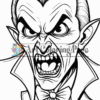 Vampire Coloring Pages - Vampire Coloring Sheet - Vampire Coloring Vol 15_img1111