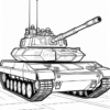 Tank Coloring Sheet - 100 Pages of Fun Vol 11 | Tank Coloring Pages--nbki873--