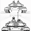 Tank Coloring Sheet - 100 Pages of Fun Vol 16 | Tank Coloring Pages--65nnhbbg5698-