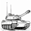 Tank Coloring Sheet - 100 Pages of Fun Vol 16 | Tank Coloring Pages--6598nnhb5698-
