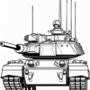 Tank Coloring Sheet - 100 Pages of Fun Vol 16 | Tank Coloring Pages--6598nnhbbg5698-