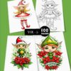 Discover Endless Creativity with Coloring Pages of Elves VOL 5