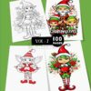 Unlock a World of Whimsy with Coloring Pictures of Elves VOL 7 – 100 pages