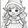 Christmas Elves coloring pages - Christmas Elves coloring sheet - artcoloringpage.com -01977-1288581845