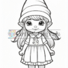 Christmas Elves coloring pages - Christmas Elves coloring sheet - artcoloringpage.com -02095-151656189