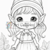 Christmas Elves coloring pages - Christmas Elves coloring sheet - artcoloringpage.com -03617-3533058075