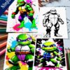 Ninja Turtle Coloring Vol 2 – 100 Pages of Action, Adventure, & Creativity