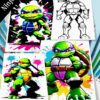 mutant ninja turtles coloring pages VOL 11 – Creative Turtle Power