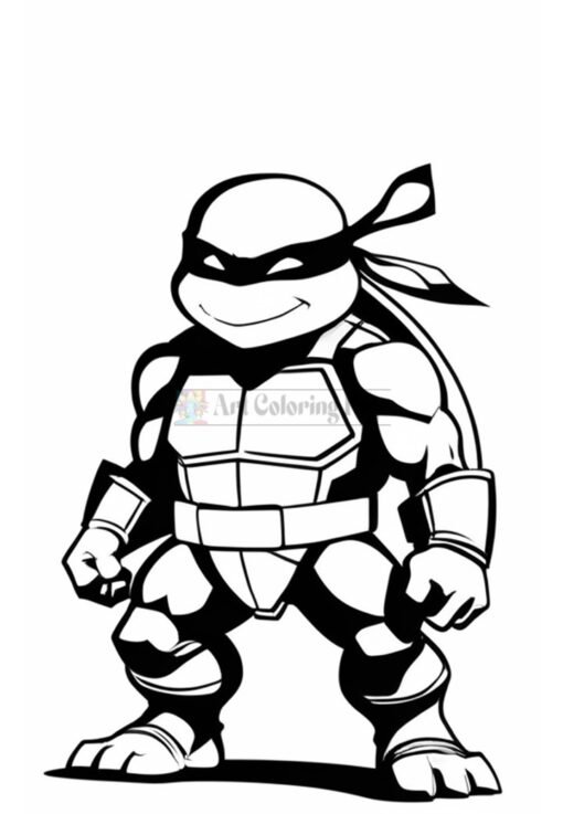 Ninja Turtles Coloring Pages for Kids Coloring Activity for Kids Vol 12wxxxcc