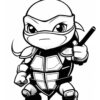 Ninja Turtles Coloring Pages for Kids Coloring Activity for Kids Vol 10www
