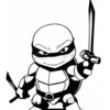 Ninja Turtles Coloring Pages for Kids Coloring Activity for Kids Vol 12www