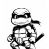 Ninja Turtles Coloring Pages for Kids Coloring Activity for Kids Vol 13ccc